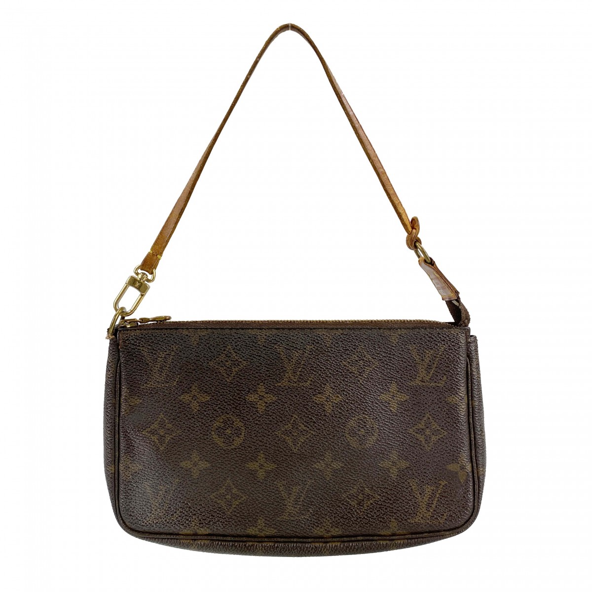 ルイ・ヴィトン モノグラム ポシェット アクセソワール ブラウン ポーチ