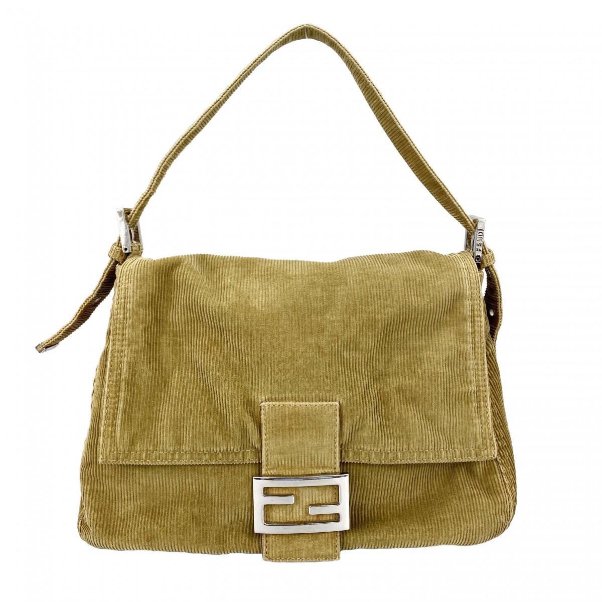 フェンディ マンマバゲット コーデュロイ ショルダーバッグ
