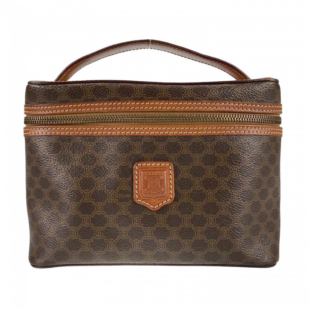 セリーヌ マカダム バニティ ハンドバッグ