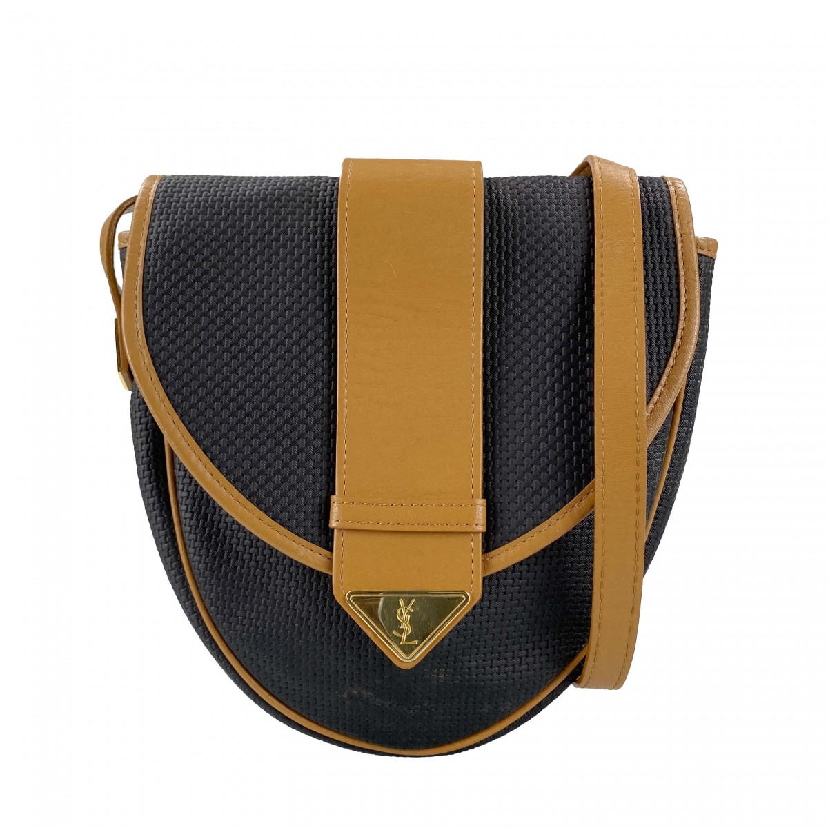 サンローラン PVC レザー ショルダーバッグ