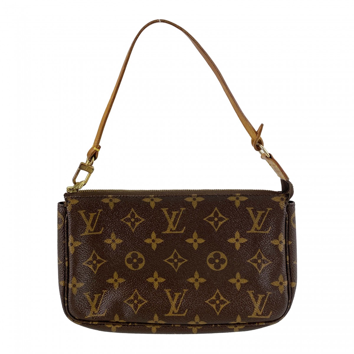 ルイ・ヴィトン モノグラム ポシェット アクセソワール ブラウン ポーチ