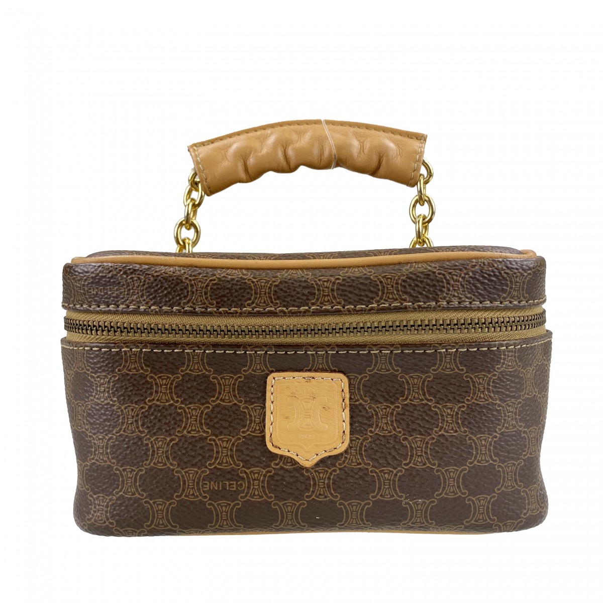 セリーヌ マカダム バニティ ハンドバッグ