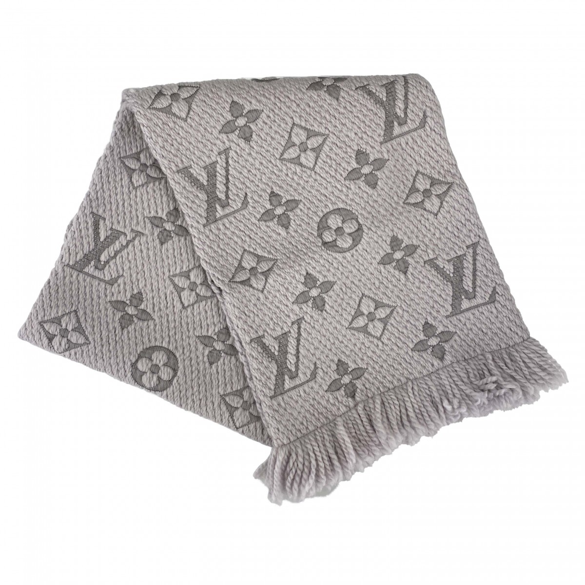 ルイ・ヴィトン エシャルプ ロゴマニア グリペルル マフラー