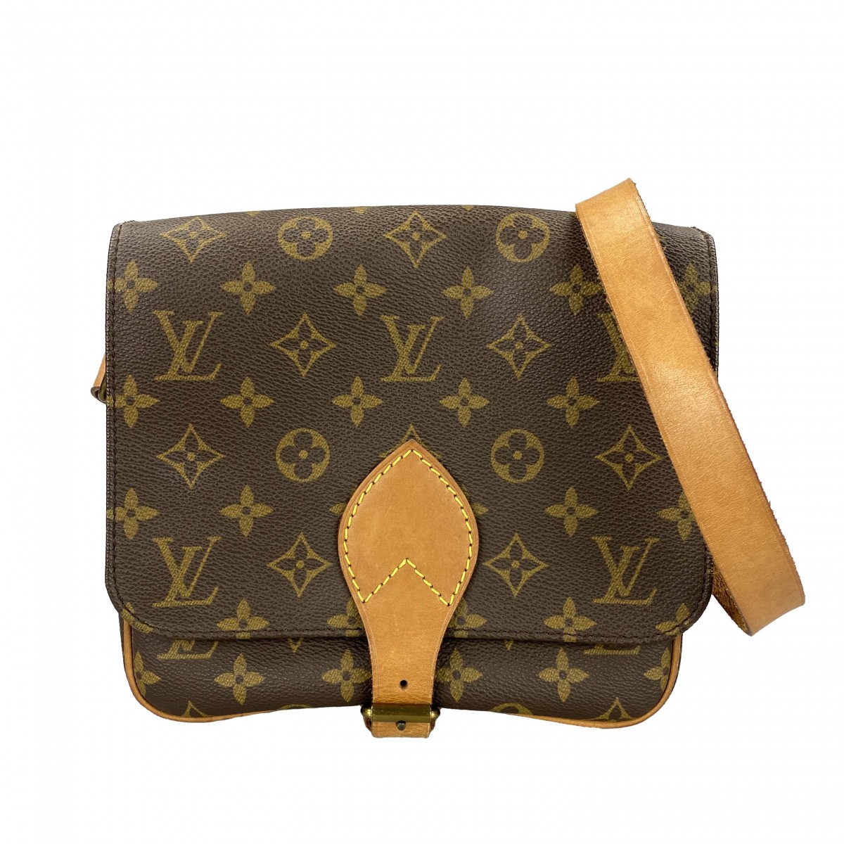 ルイ・ヴィトン モノグラム カルトシエールMM ブラウン ショルダーバッグ