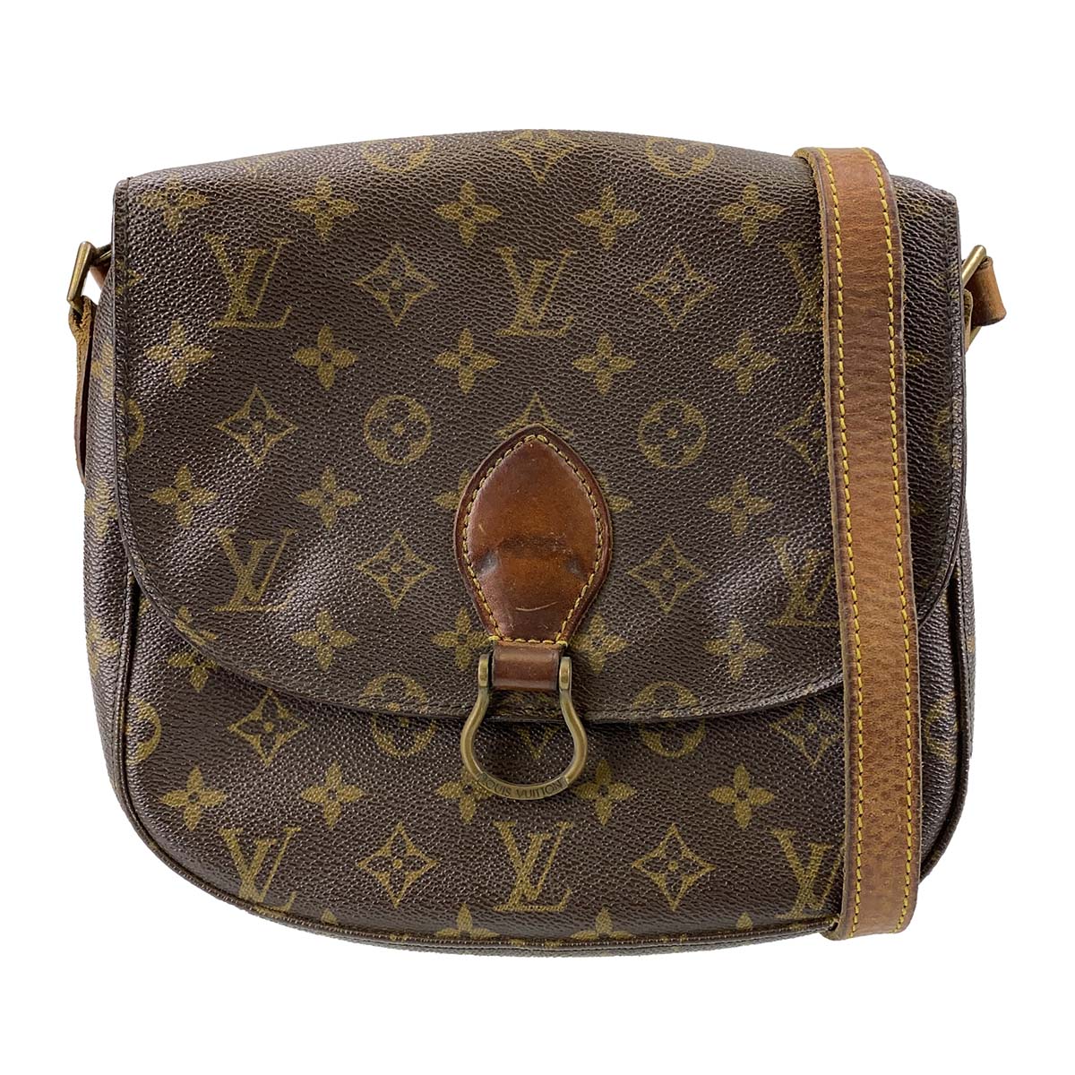ルイ・ヴィトン モノグラム サンクルーGM ブラウン ショルダーバッグ