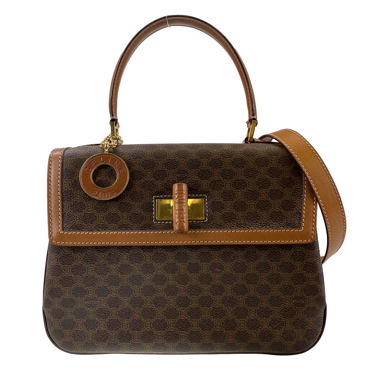 セリーヌ マカダム 2WAY ハンドバッグ