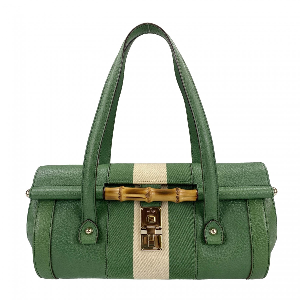 グッチ バンブー レザー ハンドバッグ