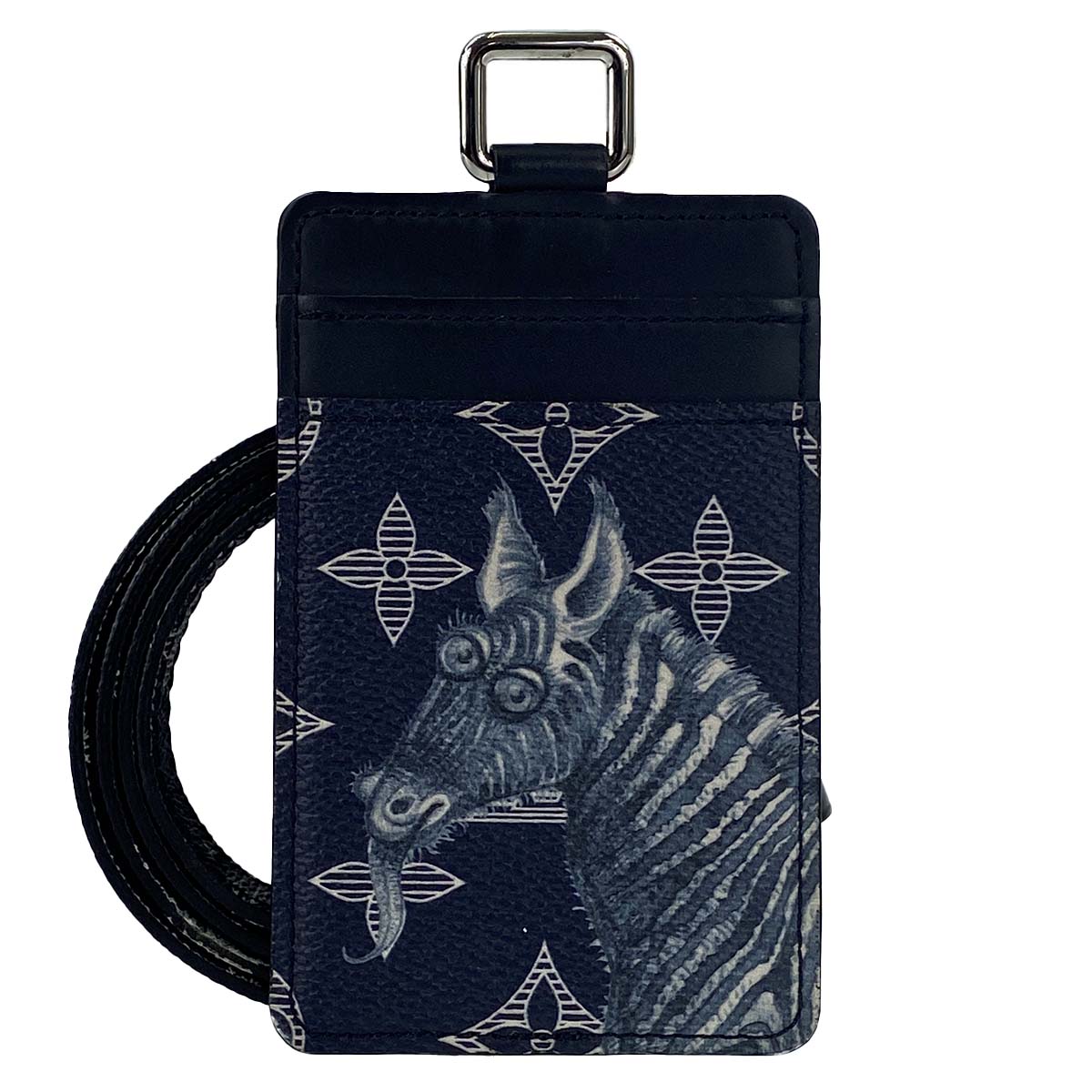 ルイ・ヴィトン モノグラム サバンナ ポルト バッジ チャップマンブラザーズ ネイビー パスケース