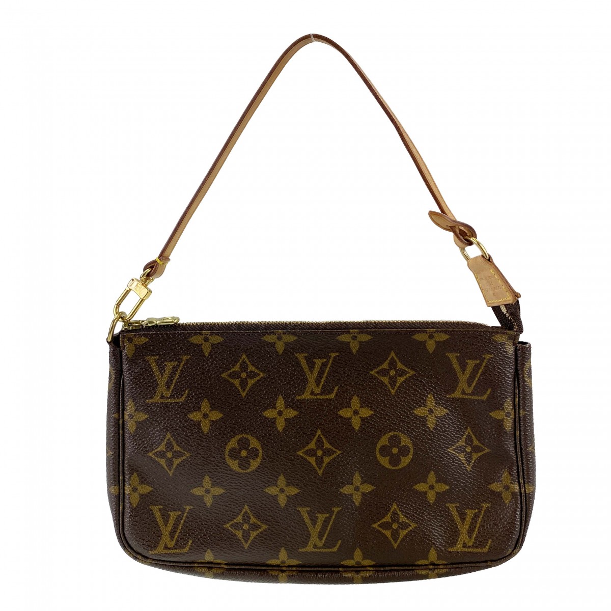 ルイ・ヴィトン モノグラム ポシェット アクセソワール ブラウン ポーチ