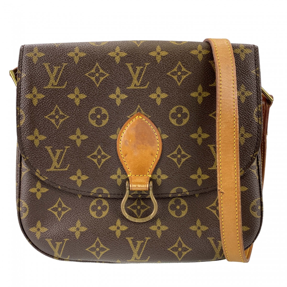 ルイ・ヴィトン モノグラム サンクルーGM ブラウン ショルダーバッグ