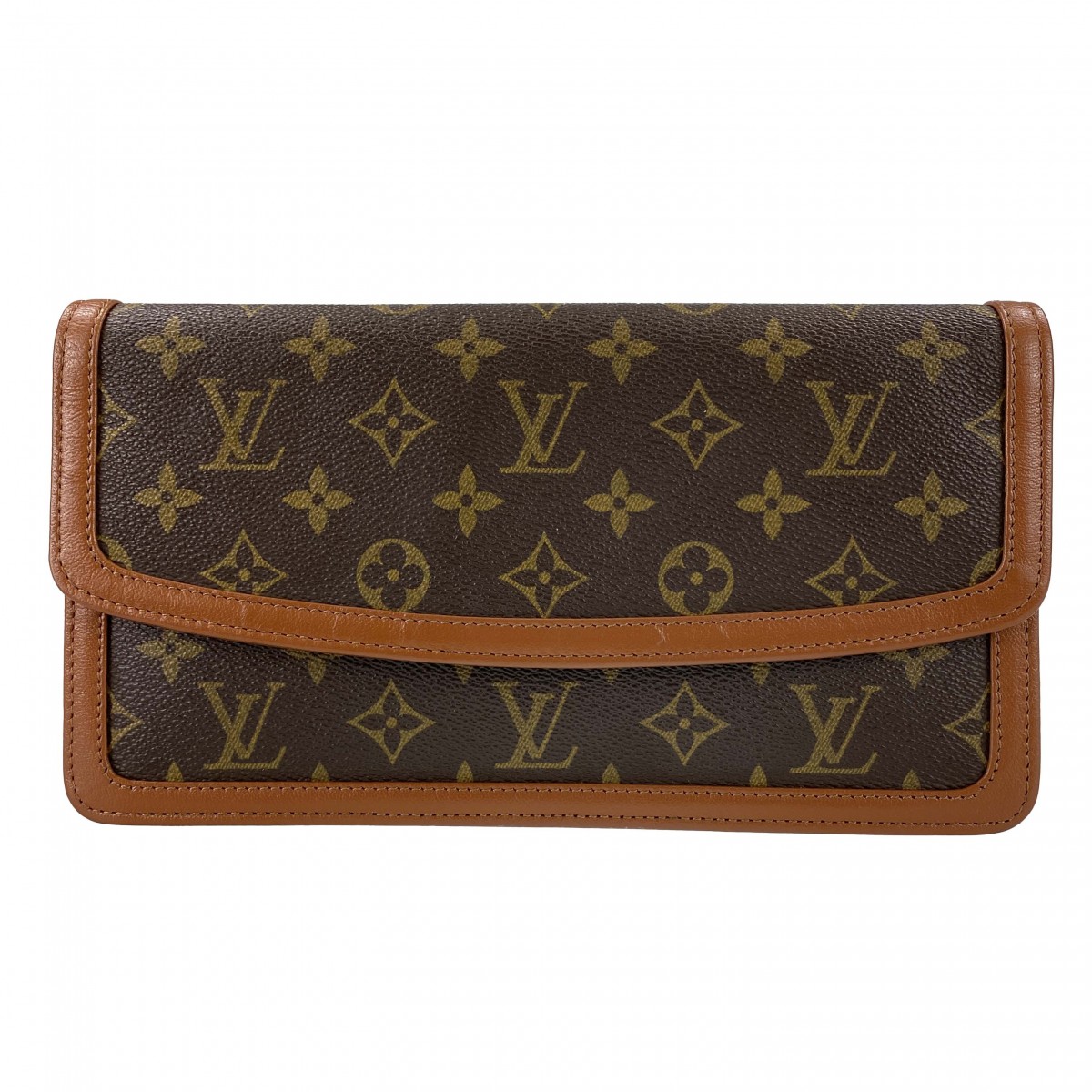 ルイ・ヴィトン モノグラム ポシェット ダムPM ブラウン セカンドバッグ