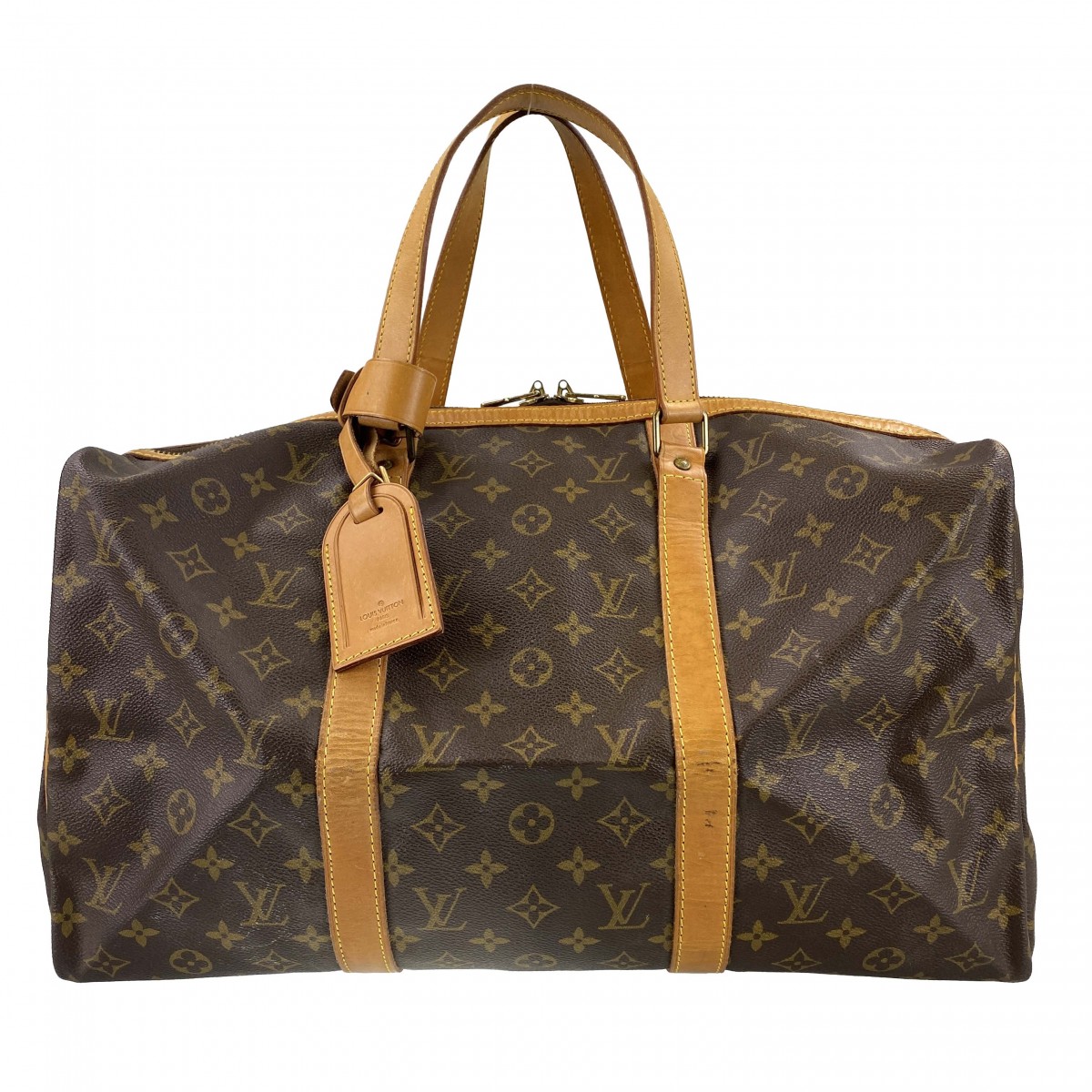 ルイ・ヴィトン モノグラム サック スープル45 ブラウン ボストンバッグ