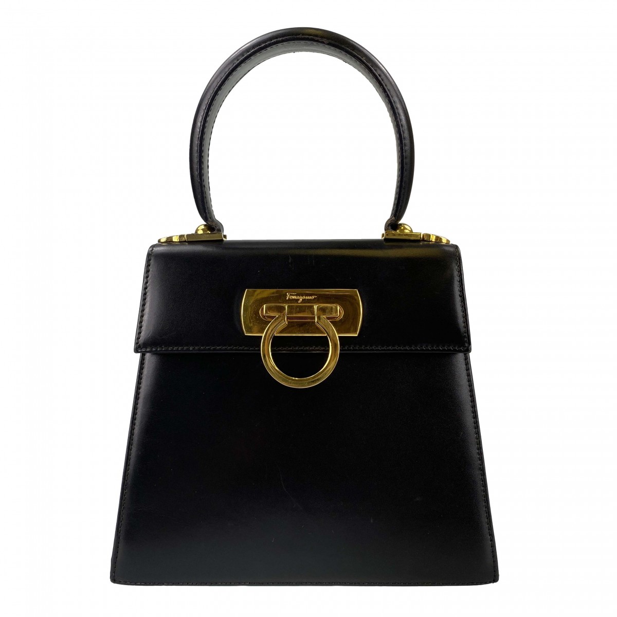 フェラガモ ガンチーニ 2WAY ハンドバッグ