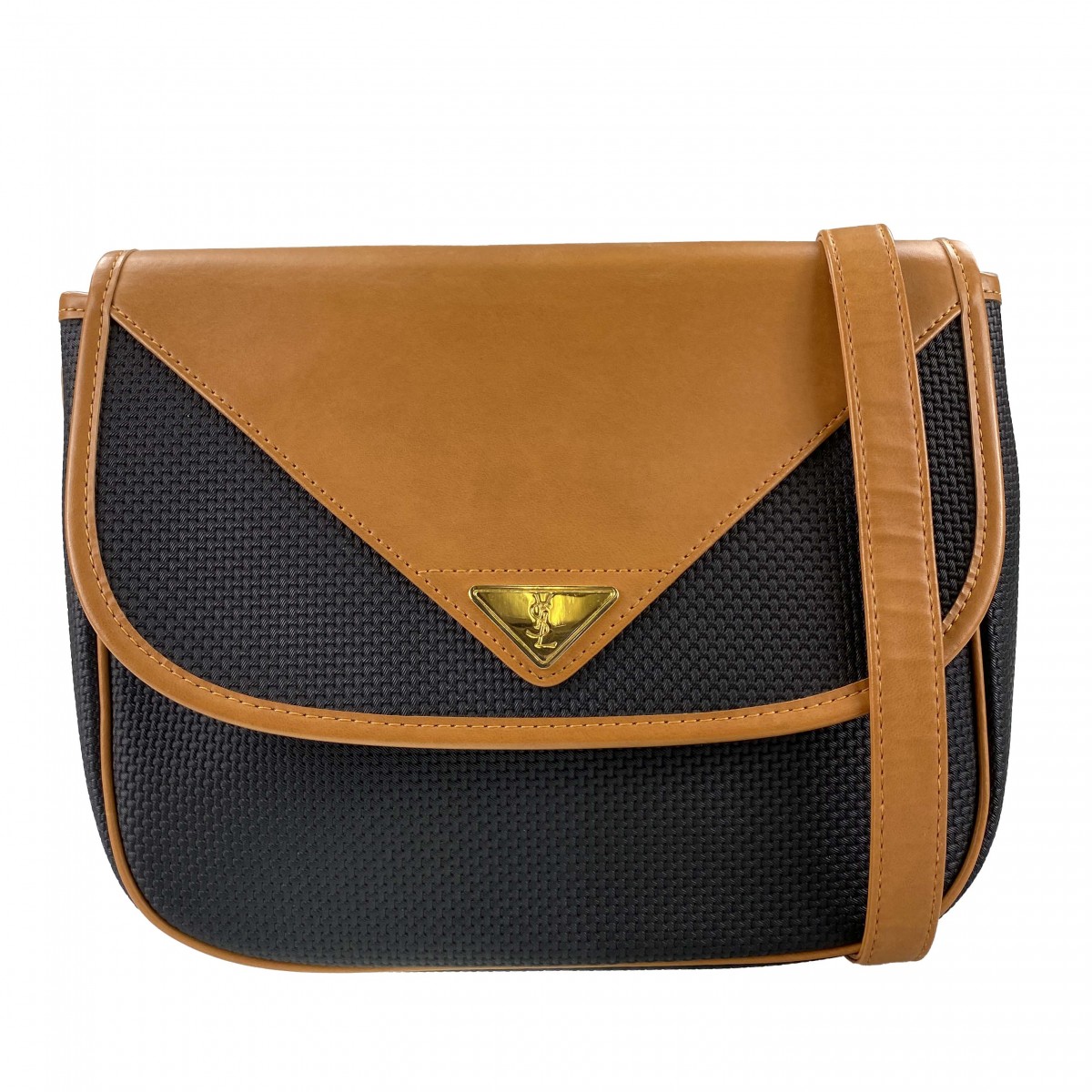 サンローラン PVC レザー ショルダーバッグ