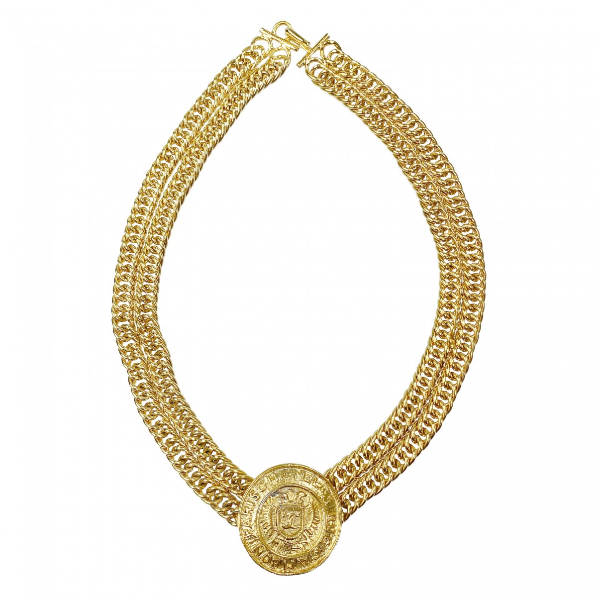 シャネル ゴールドメッキ ゴールド ネックレス