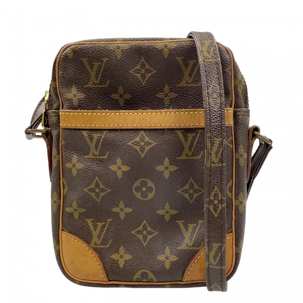 ルイ・ヴィトン モノグラム ダヌーブ ブラウン ショルダーバッグ