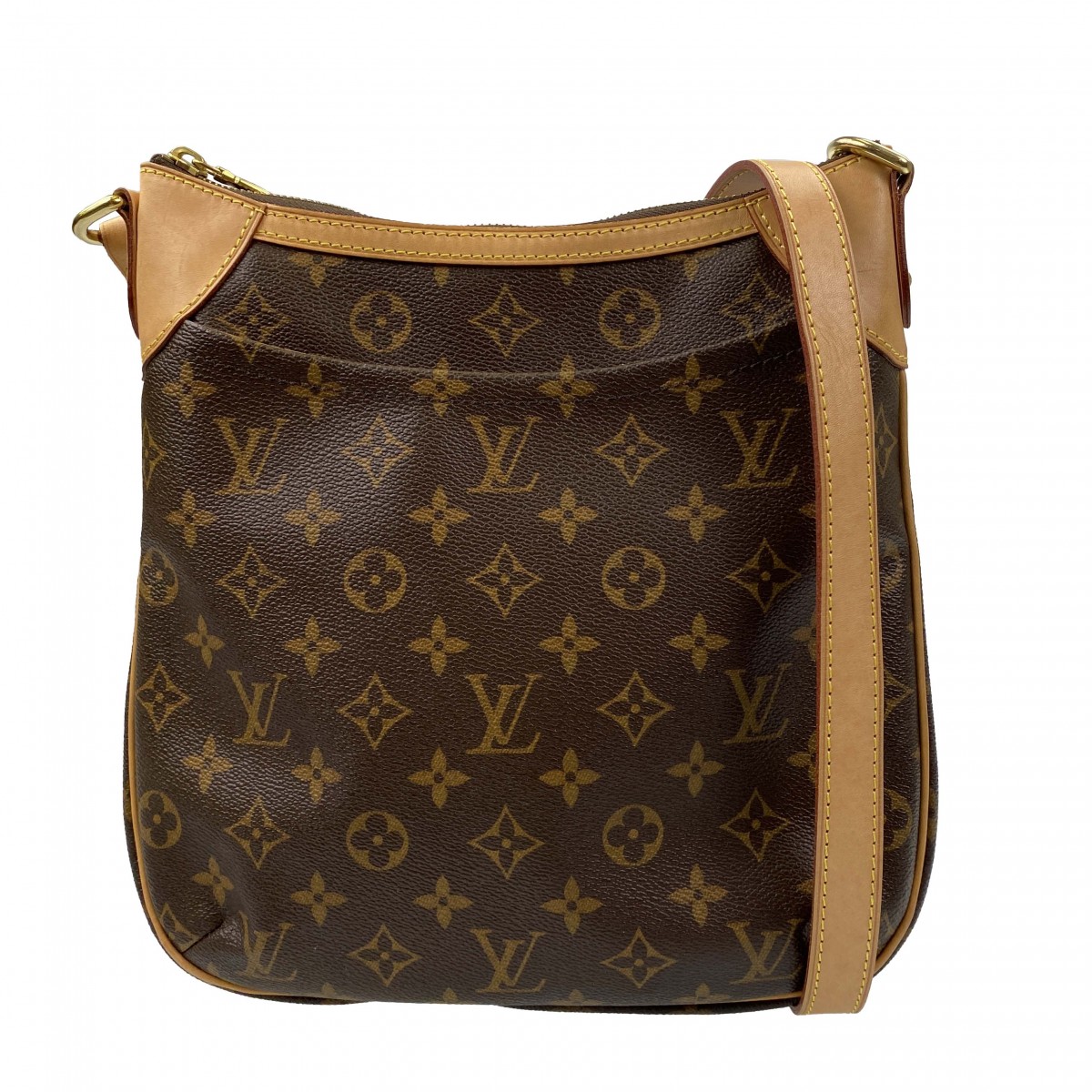 ルイ・ヴィトン モノグラム オデオンPM ブラウン ショルダーバッグ