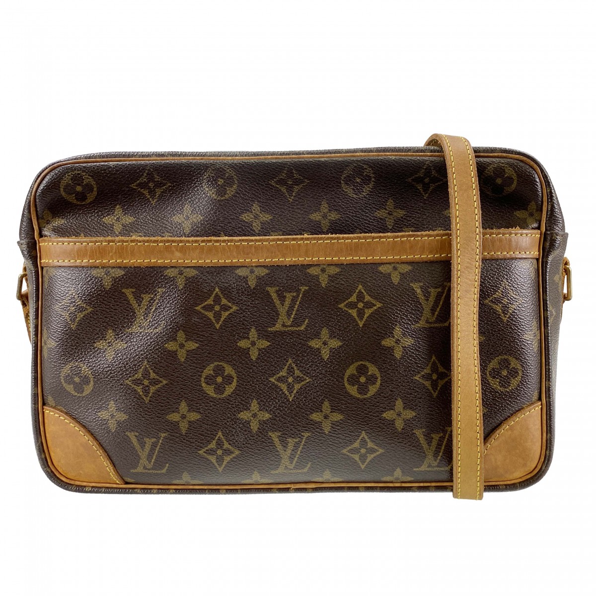 ルイ・ヴィトン モノグラム トロカデロ27 ブラウン ショルダーバッグ