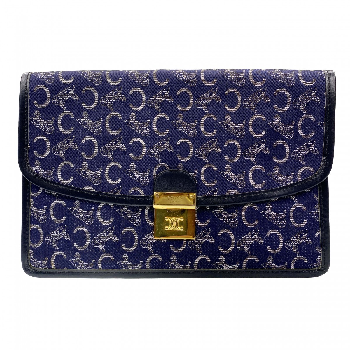 セリーヌ マカダム クラッチバッグ