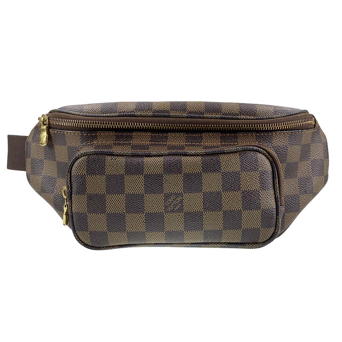 ルイ・ヴィトン ダミエ エベヌ バムバッグ メルヴィール ブラウン ウエストバッグ