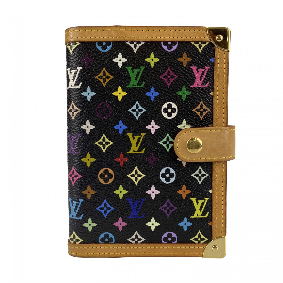 ルイ・ヴィトン モノグラム マルチカラー アジェンダPM ノワール 手帳カバー