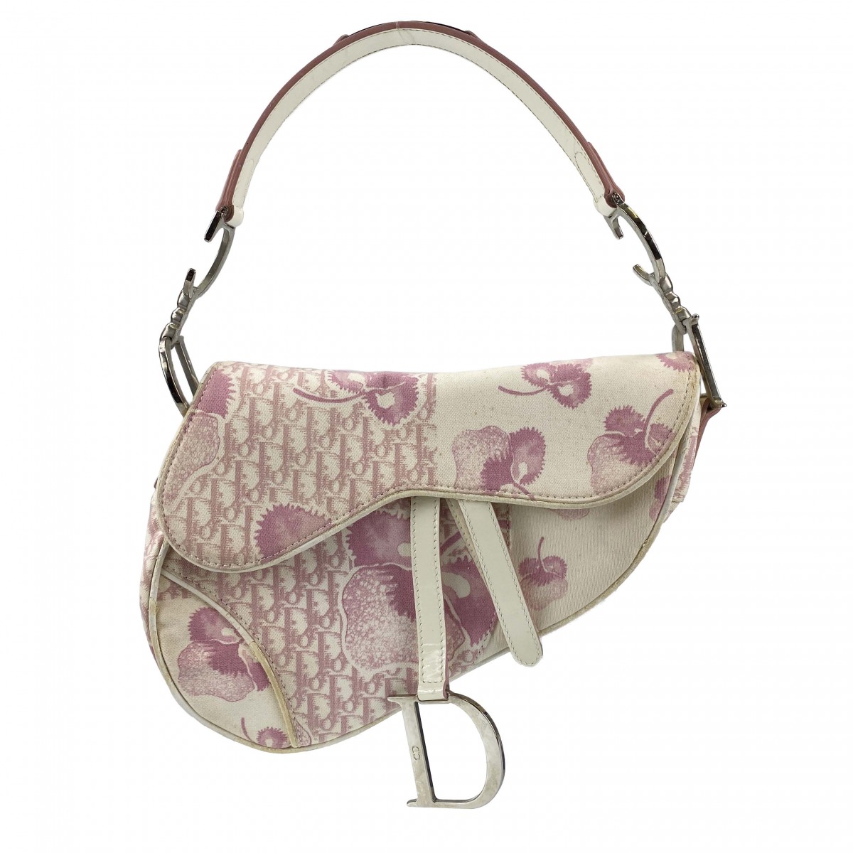 ディオール サドルバッグ フローラル ハンドバッグ