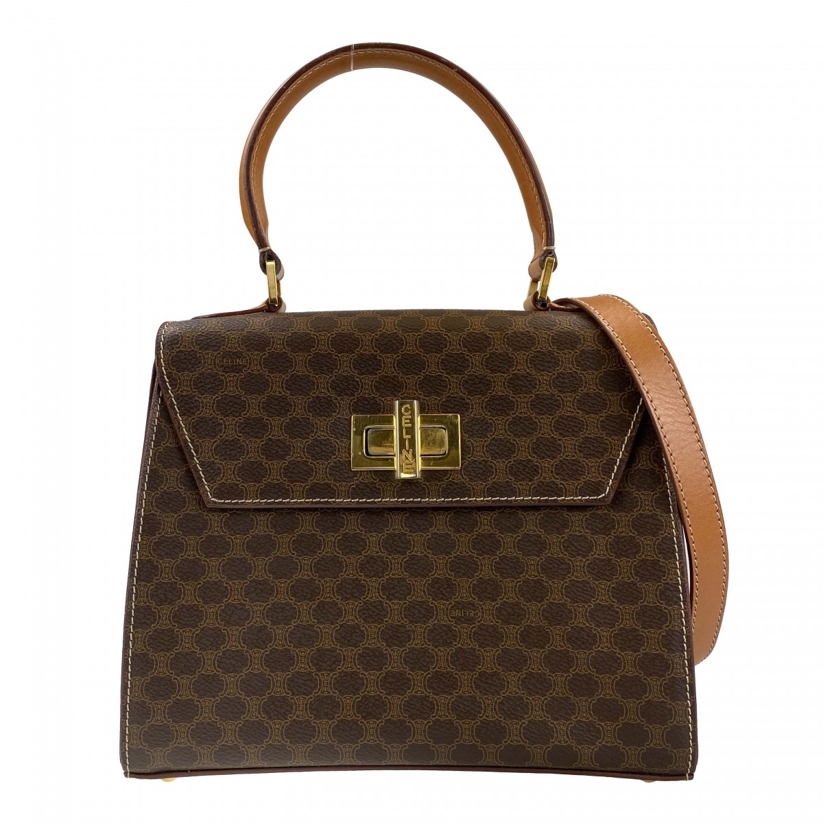 セリーヌ マカダム 2WAY ハンドバッグ