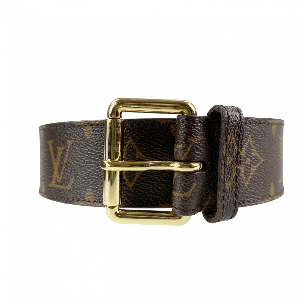 ルイ・ヴィトン モノグラム サンチュール ポシェット ブラウン ベルト