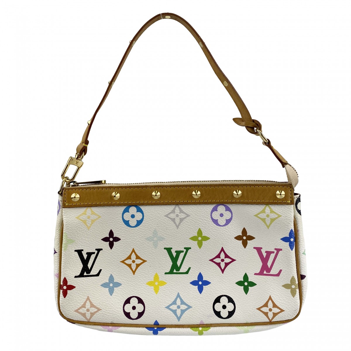 ルイ・ヴィトン モノグラム マルチカラー ポシェット アクセソワ―ル ブロン ポーチ