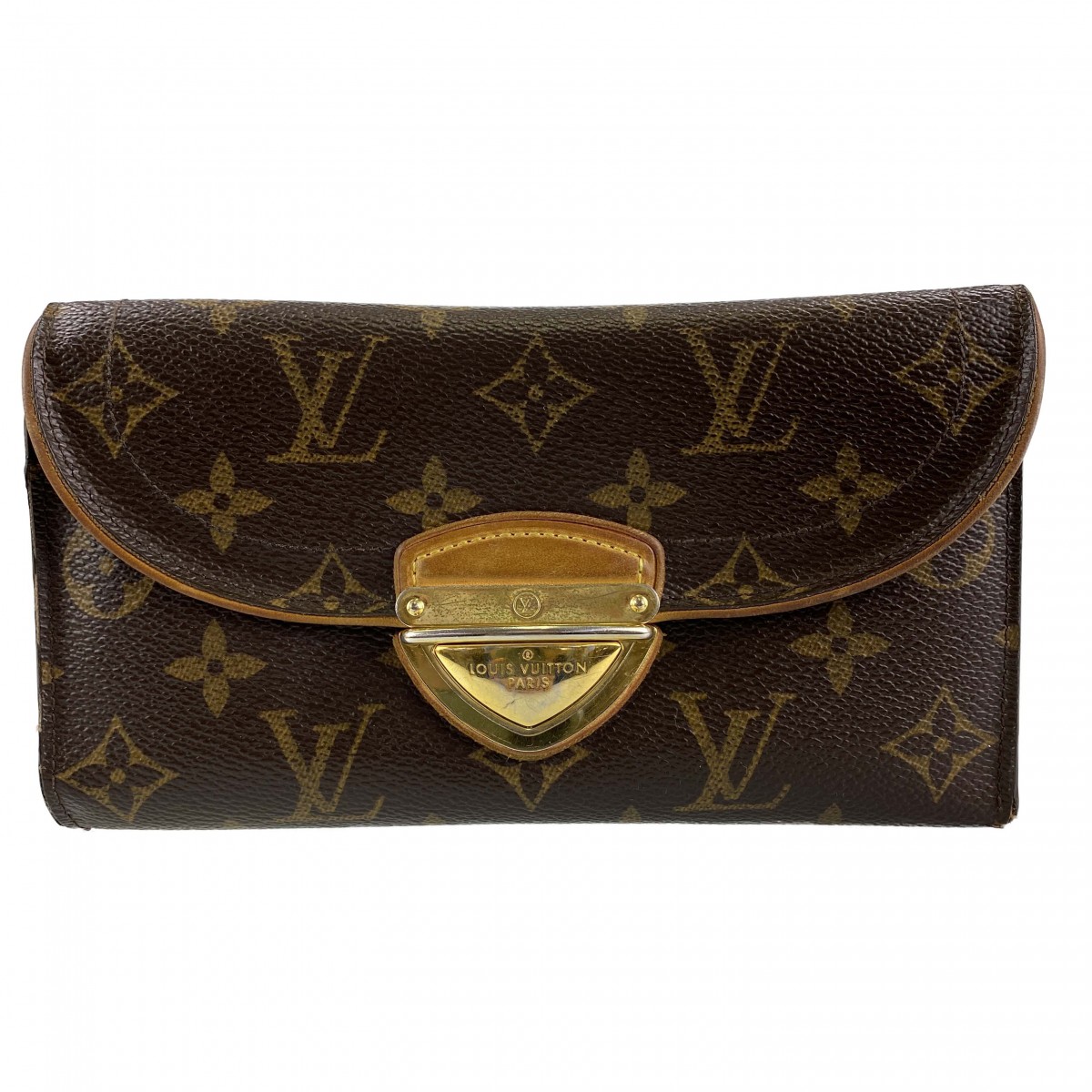 ルイ・ヴィトン モノグラム ポルトフォイユ ウジェ二 ブラウン 財布