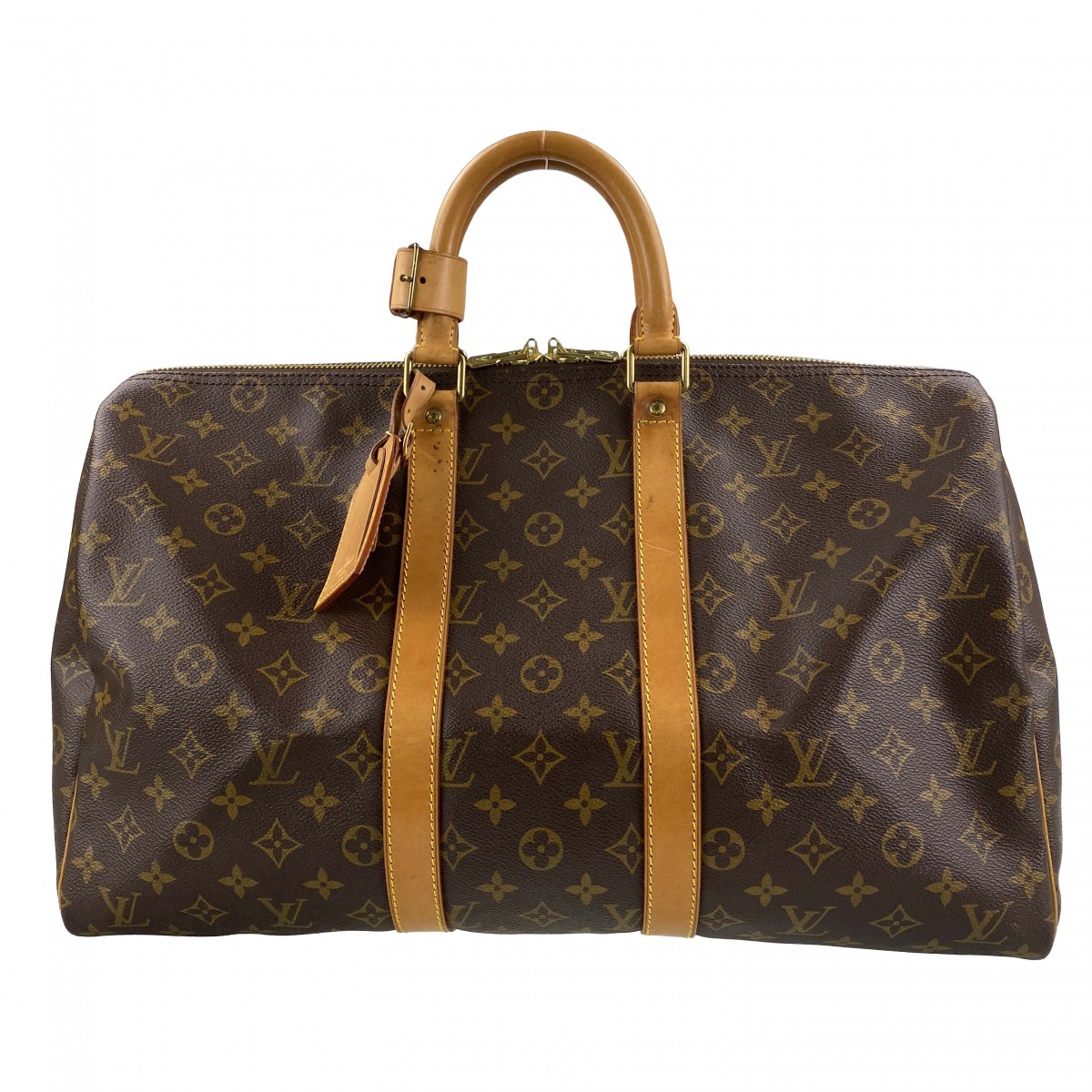 ルイ・ヴィトン モノグラム キーポル45 ブラウン ボストンバッグ