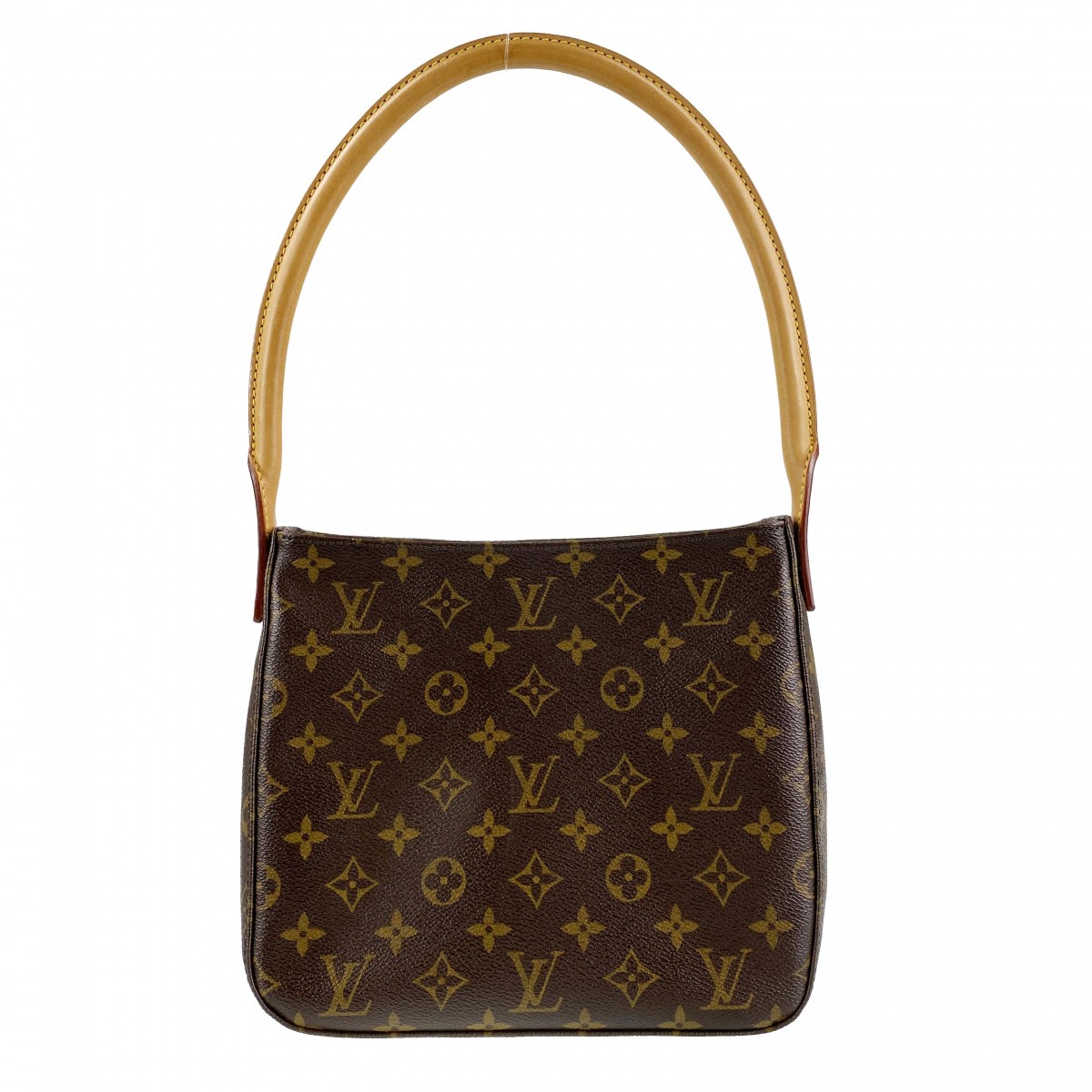 ルイ・ヴィトン モノグラム ルーピングMM ブラウン ショルダーバッグ