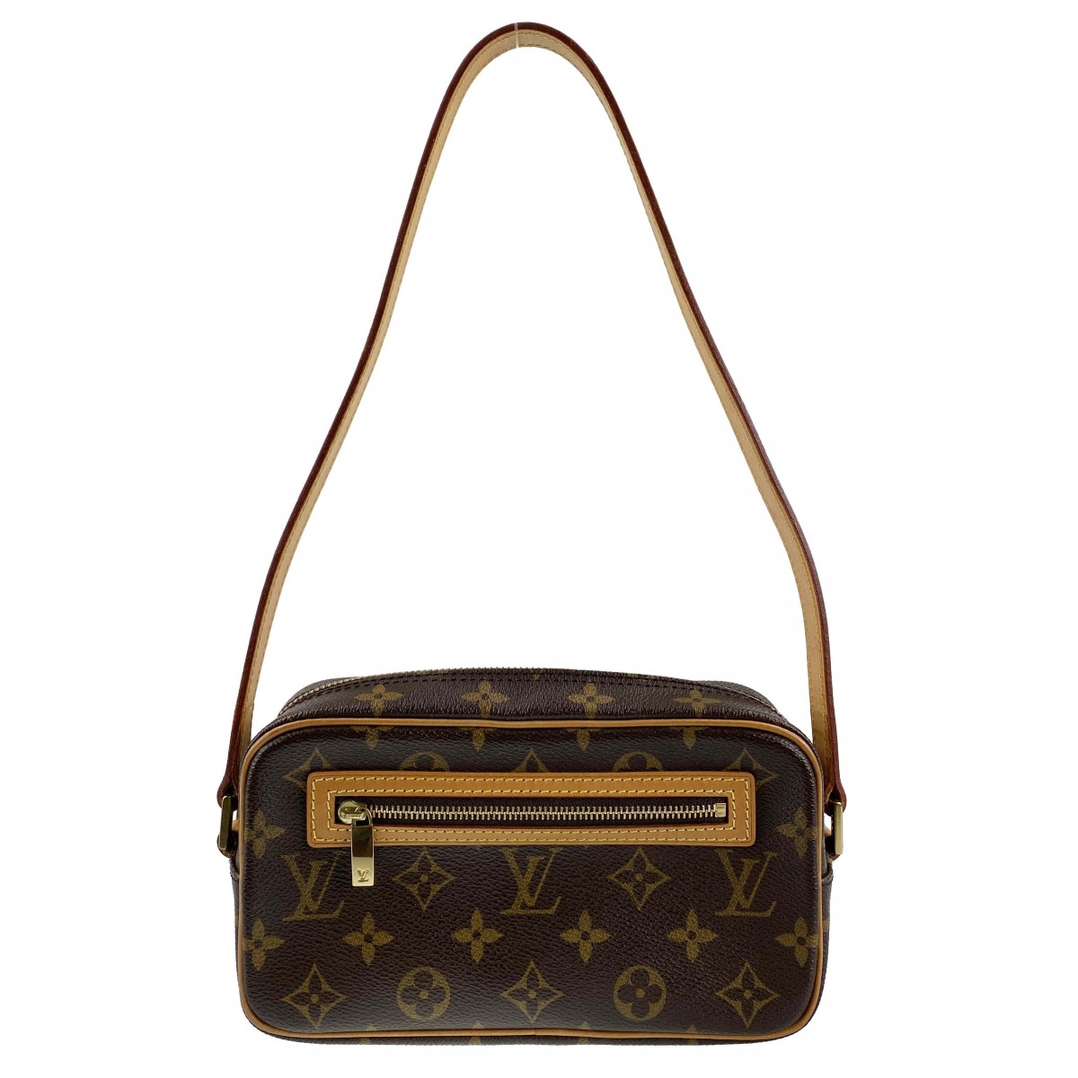 ルイ・ヴィトン モノグラム ポシェット シテ ブラウン ショルダーバッグ