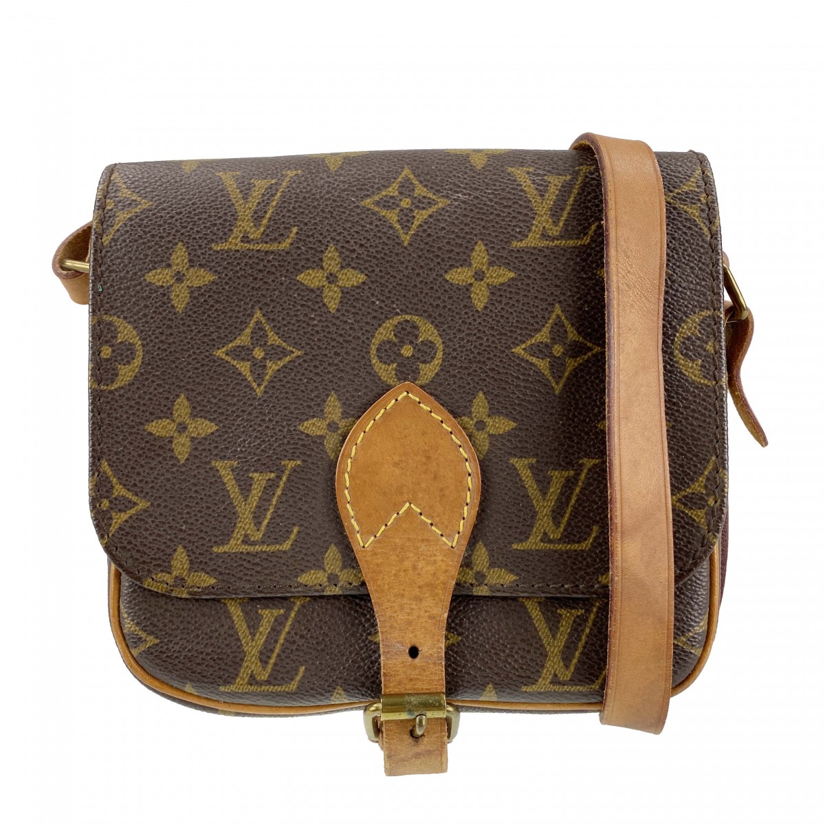 ルイ・ヴィトン モノグラム カルトシエールPM ブラウン ショルダーバッグ