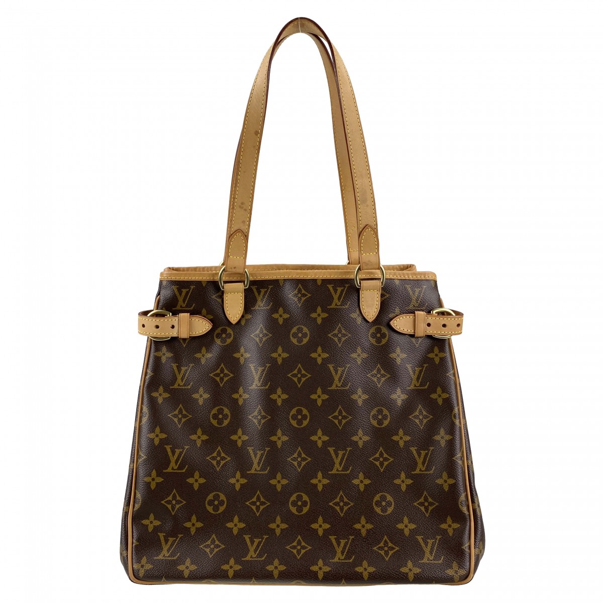 ルイ・ヴィトン モノグラム バティニョール ヴェルティカル ブラウン トートバッグ