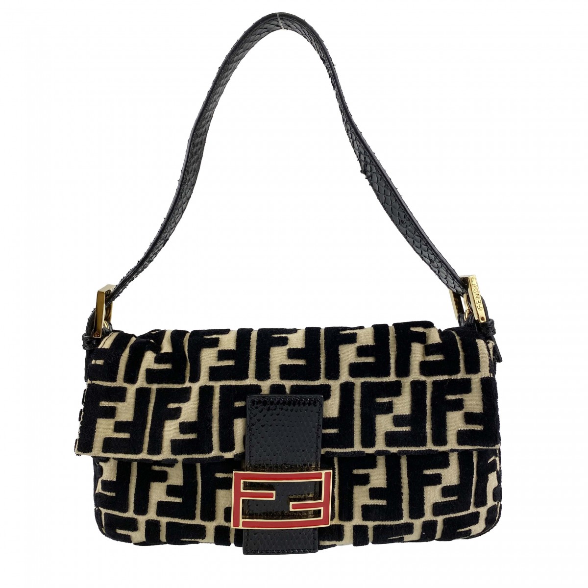 フェンディ マンマバゲット ズッカ ショルダーバッグ