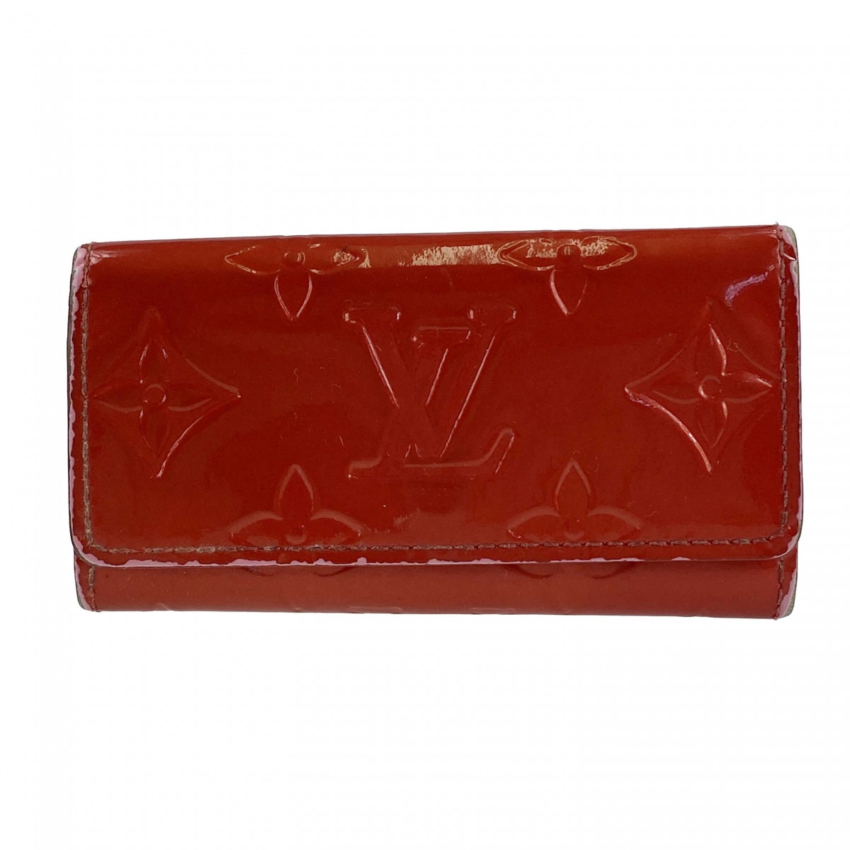 ルイ・ヴィトン モノグラム ヴェルニ ミュルティクレ４ ポムダムール キーケース