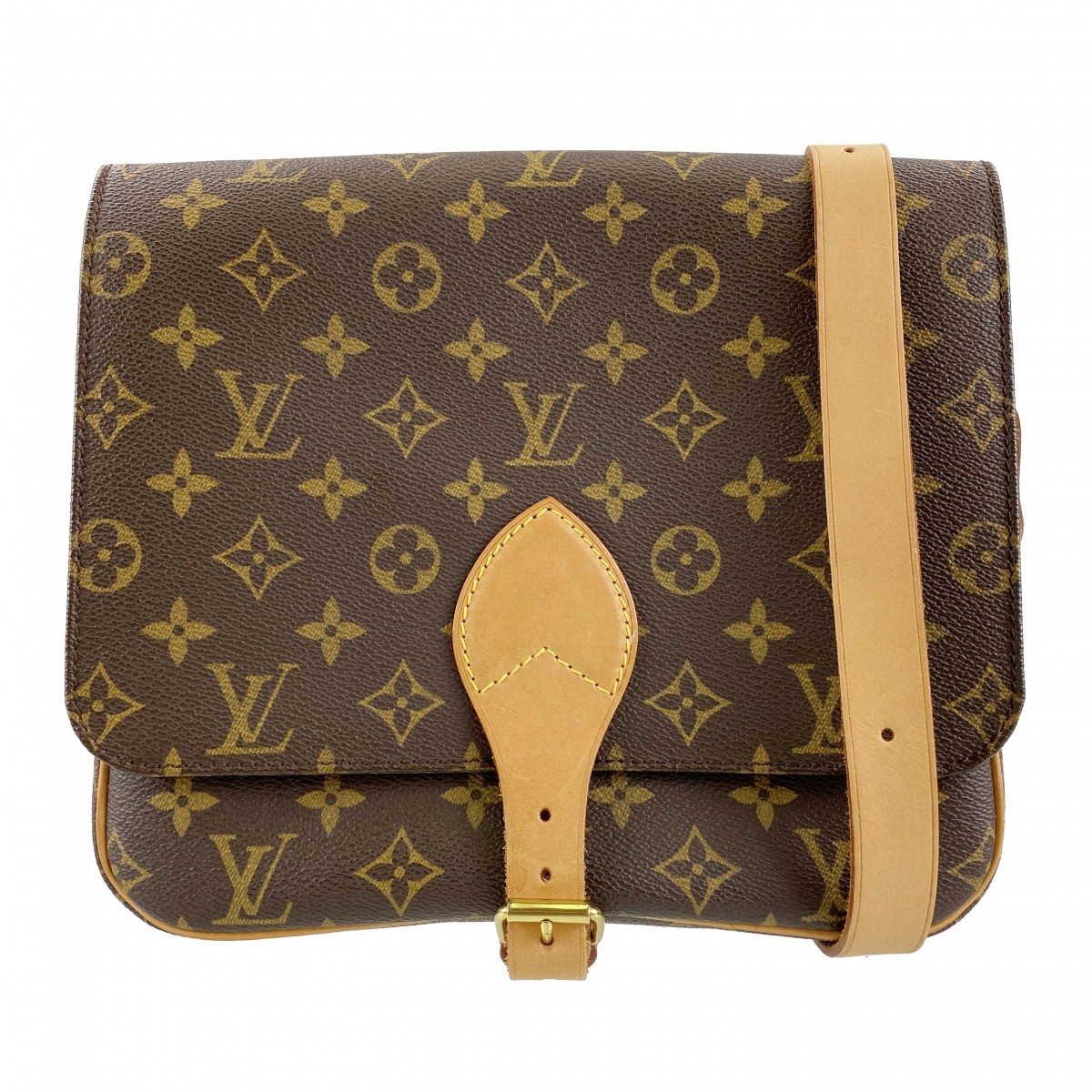 ルイ・ヴィトン モノグラム カルトシエールGM ブラウン ショルダーバッグ