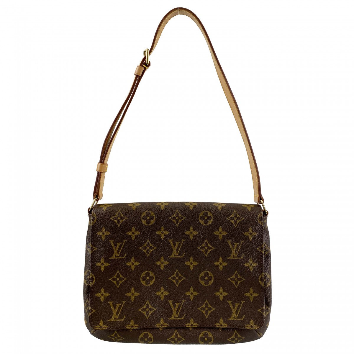 ルイ・ヴィトン モノグラム ミュゼット タンゴ ブラウン ショート ショルダーバッグ