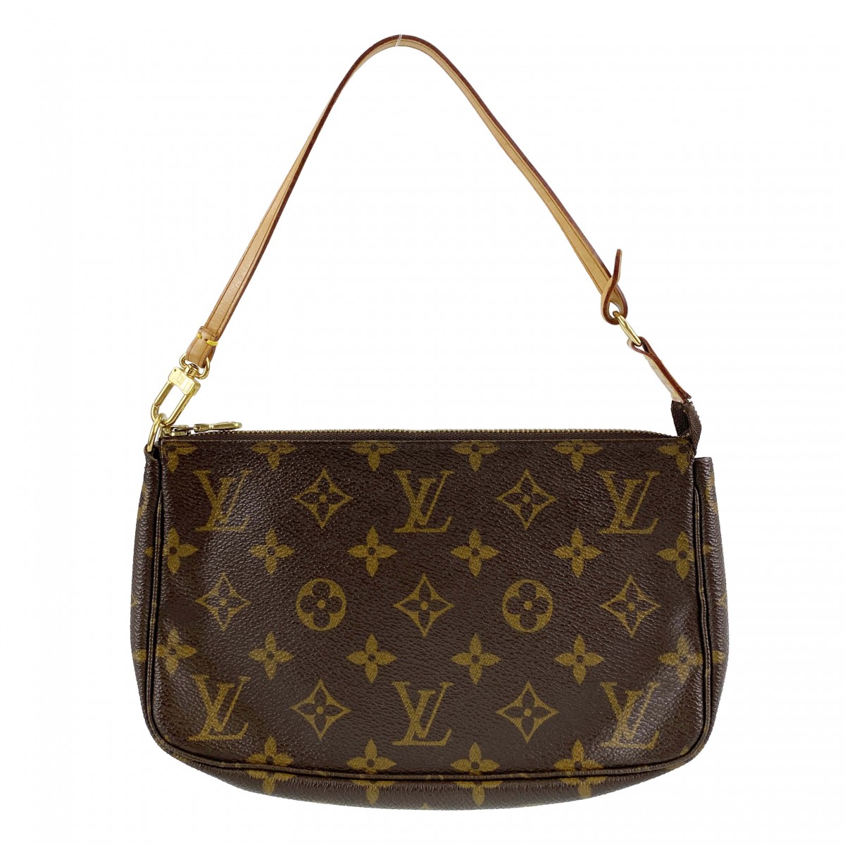 ルイ・ヴィトン モノグラム ポシェット アクセソワール ブラウン ポーチ