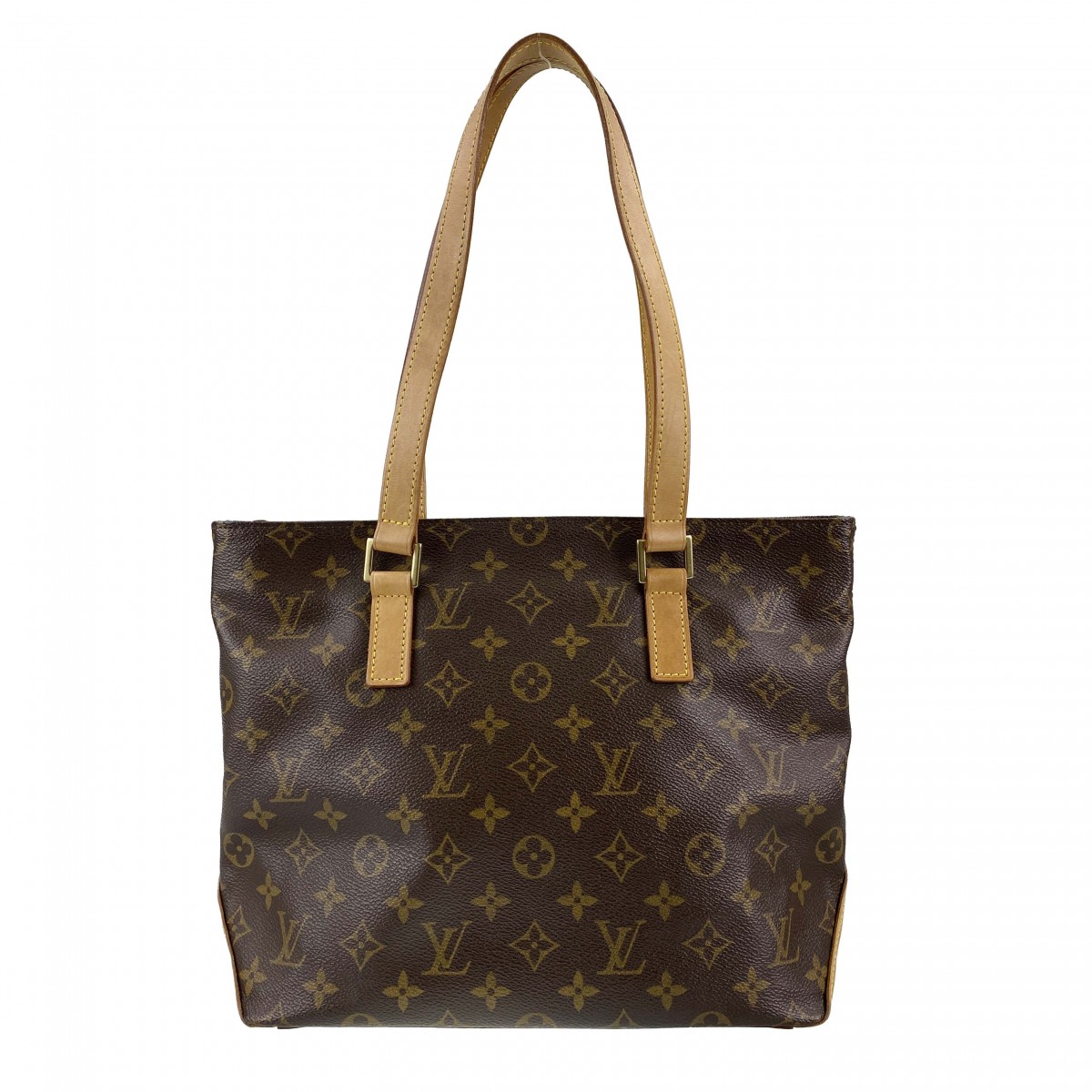 ルイ・ヴィトン モノグラム カバ ピアノ ブラウン トートバッグ