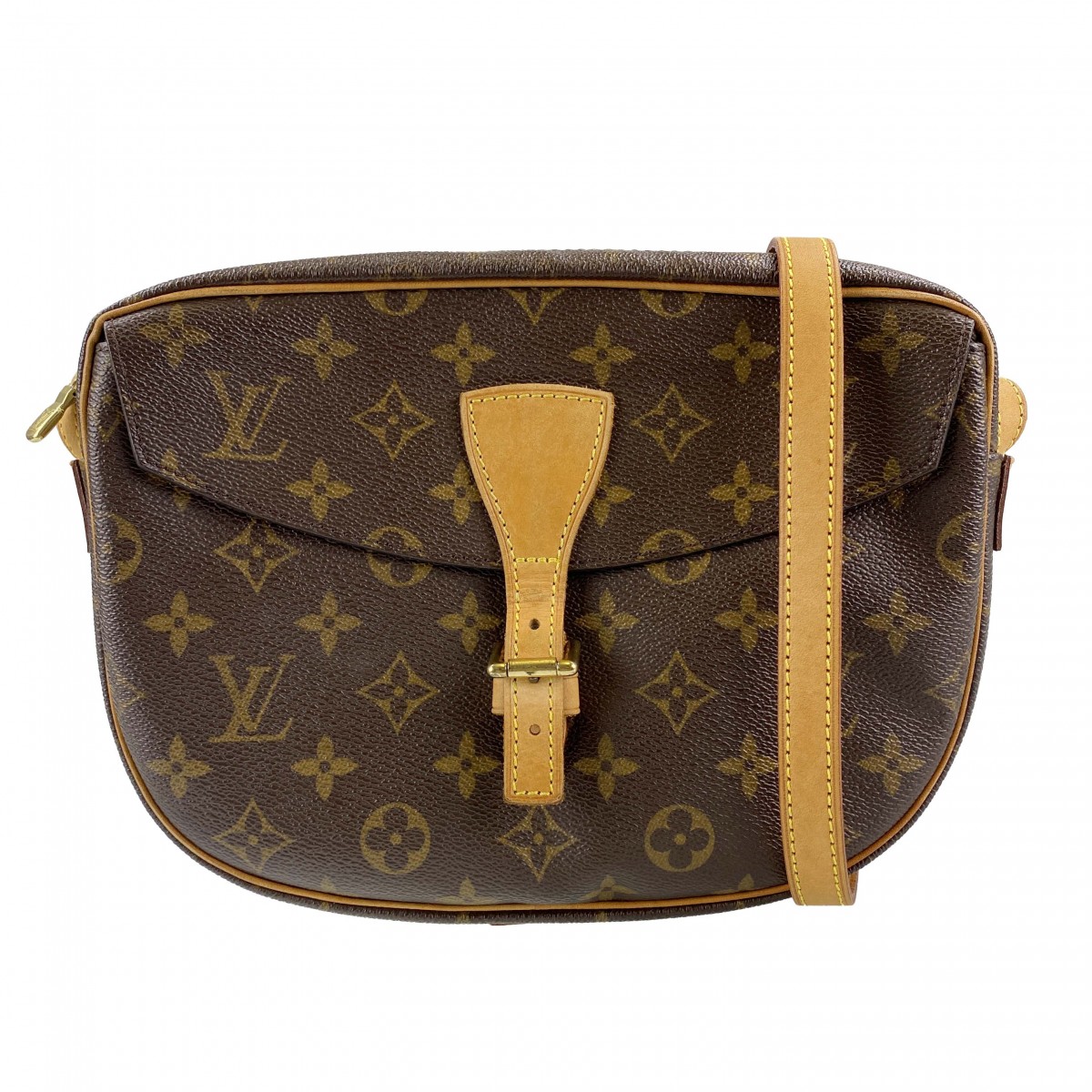 ルイ・ヴィトン モノグラム ジュヌフィーユ ブラウン ショルダーバッグ