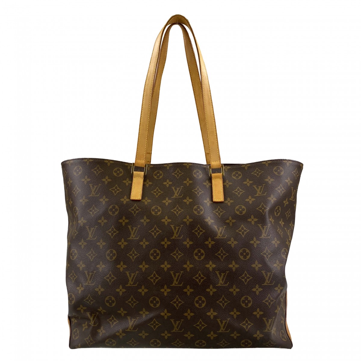 ルイ・ヴィトン モノグラム カバ メゾ ブラウン トートバッグ
