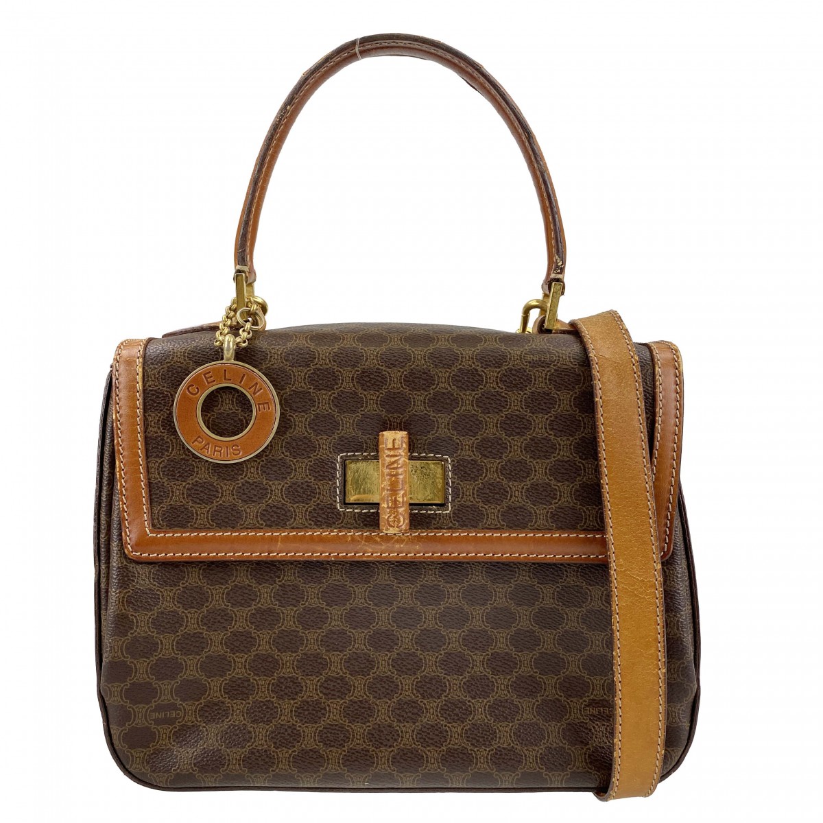 セリーヌ マカダム 2WAY ハンドバッグ