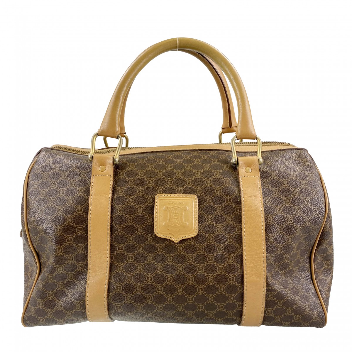 セリーヌ マカダム ボストンバッグ