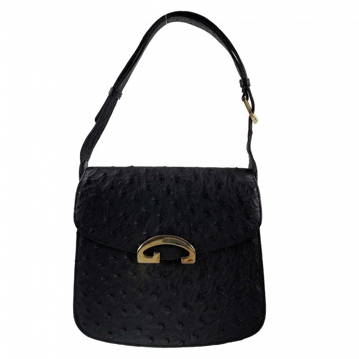 グッチ オーストリッチ ハンドバッグ