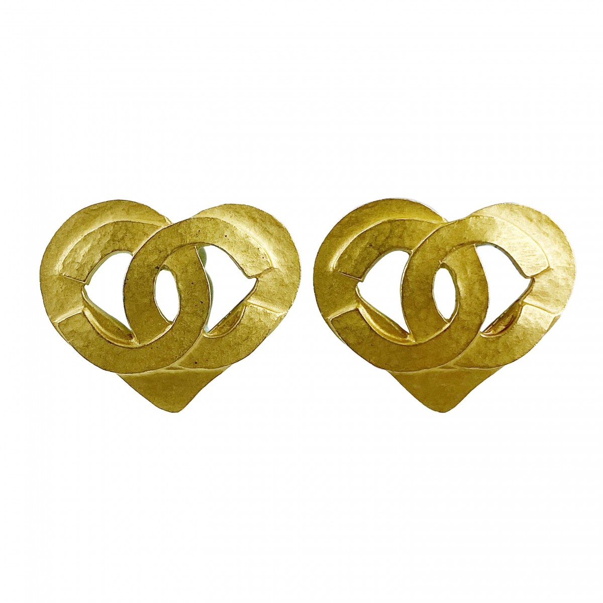 シャネル ゴールドメッキ CCロゴ ゴールド イヤリング