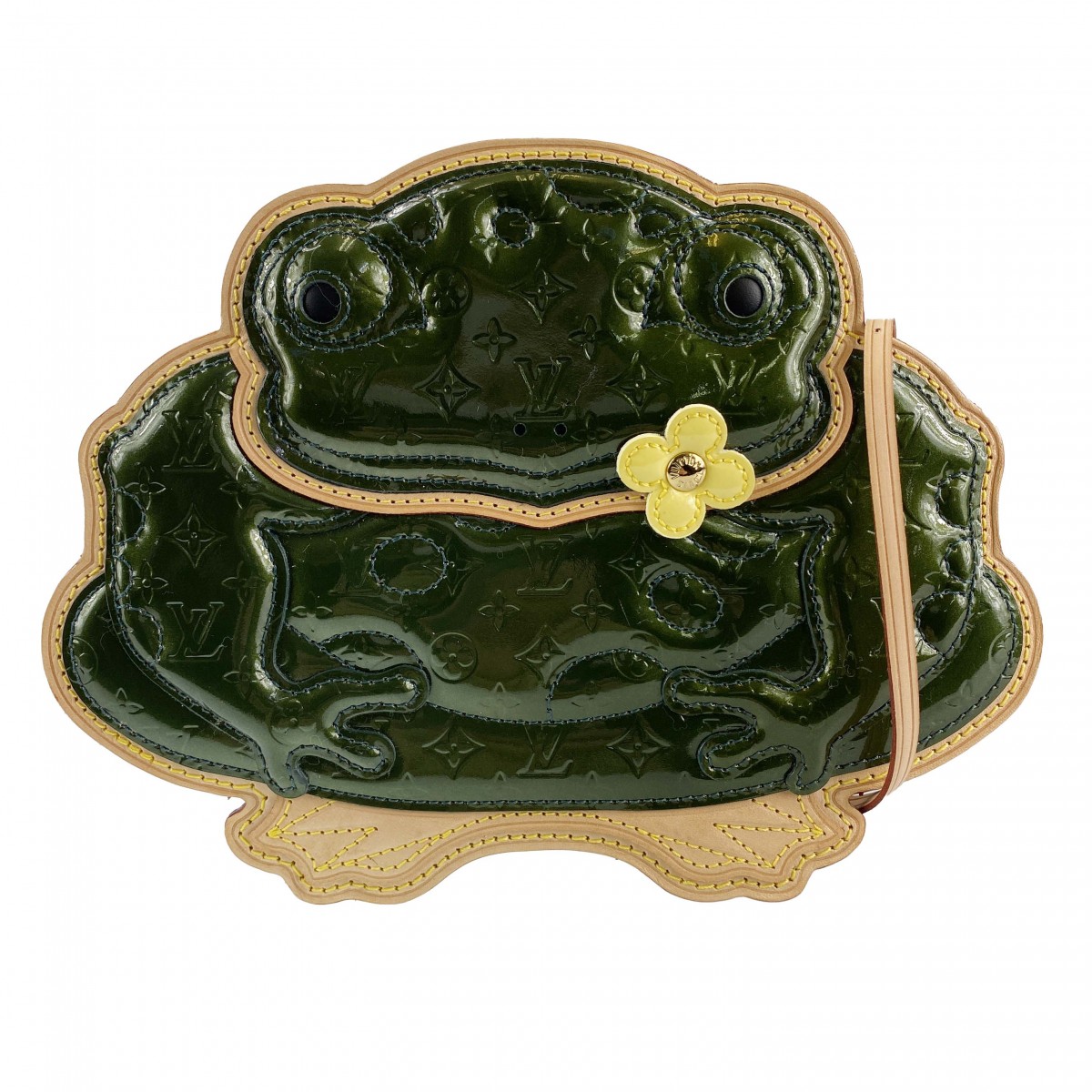 ルイ・ヴィトン モノグラム ヴェルニ コント ドゥ フェ ポシェット フロッグ ショルダーバッグ