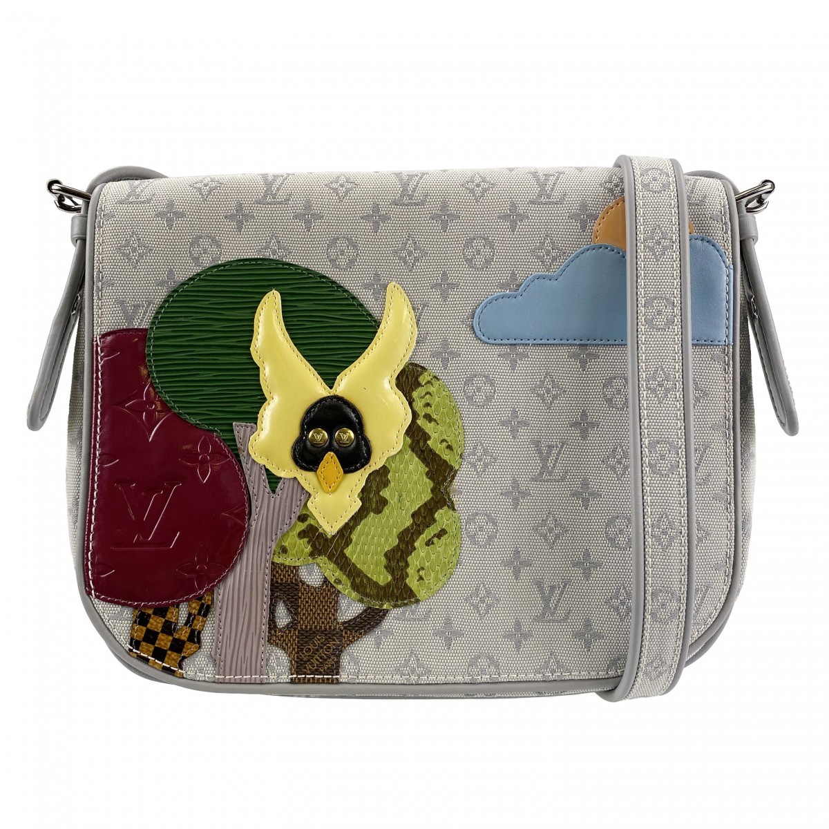 ルイ・ヴィトン モノグラムミニ コント ドゥ フェ ミュゼット グレー ショルダーバッグ