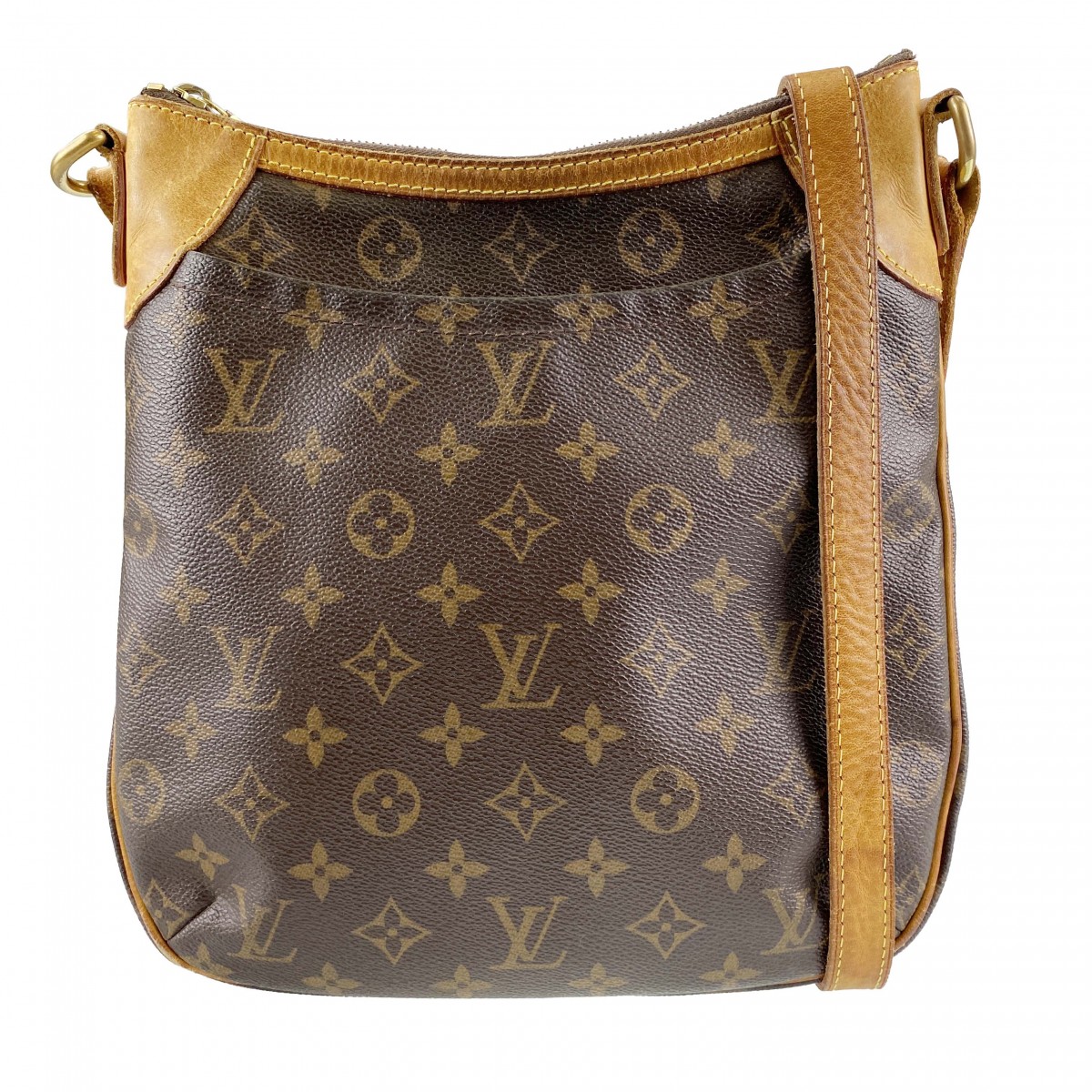 ルイ・ヴィトン モノグラム オデオンPM ブラウン ショルダーバッグ